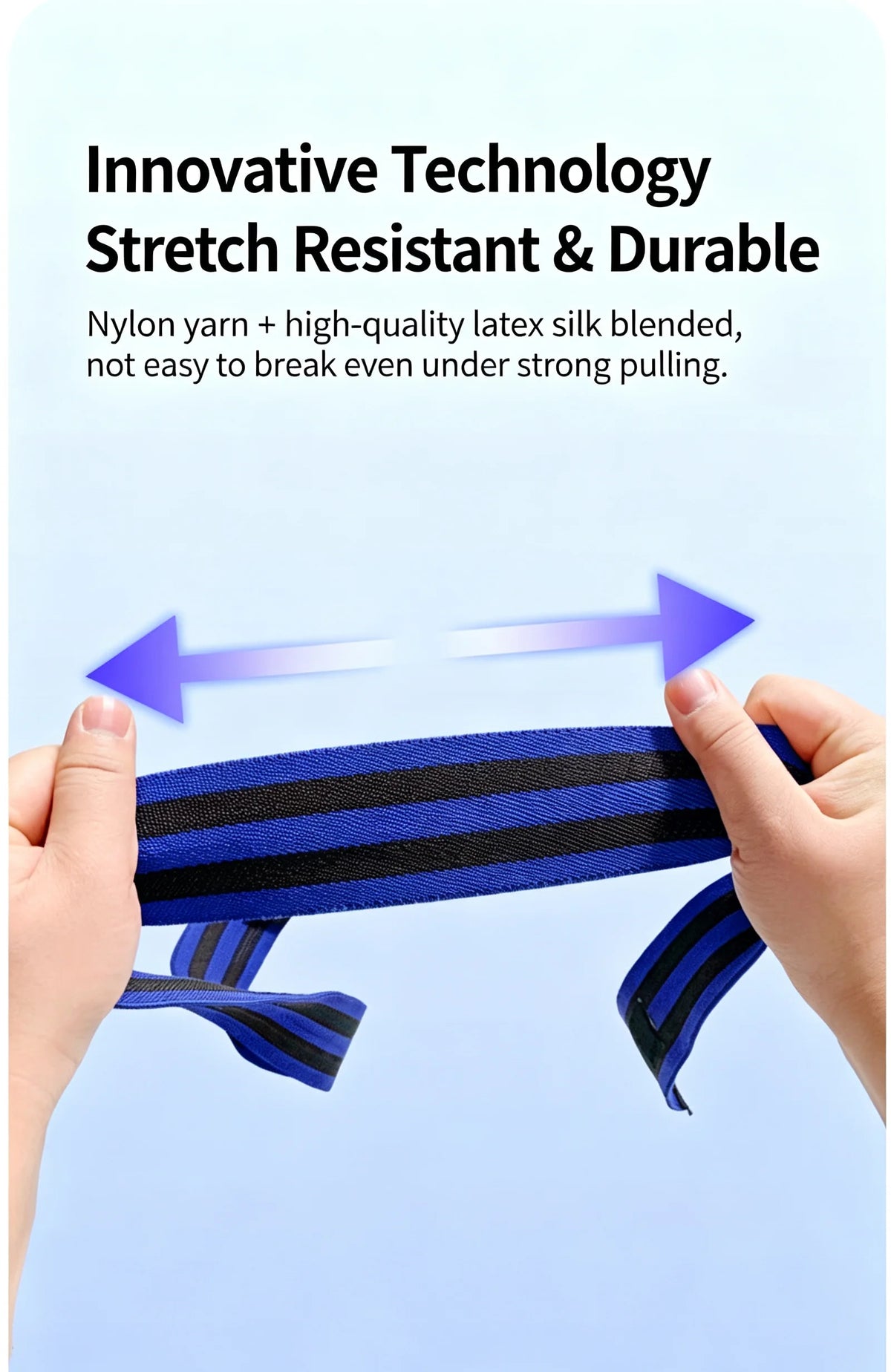 Blood Flow Restriction Bands for Arms & Legs, Occlusion BFR Training Bands Elastic Resistance Straps for Muscle Growth Gym Fitne